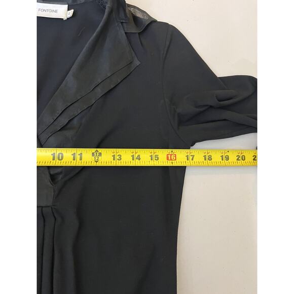 Anne Fontaine Laurence Dress 40 Academia Witchy Victorian Luxury Minimalist 90s - Picture 12 of 15